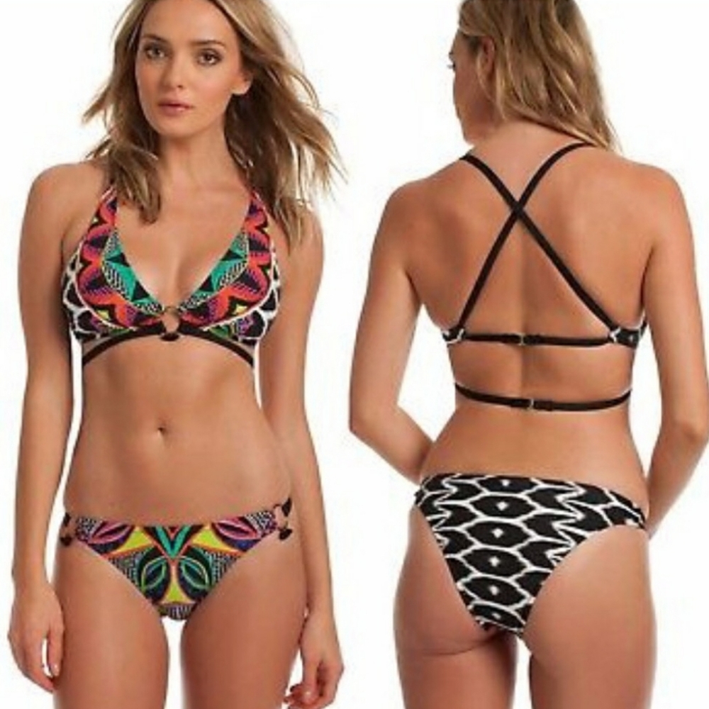 Rare: Trina Turk Africana bikini -size 10